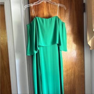 Amanda Uprichard - Topanga Maxi in Jungle Green - size Large / perfect condition